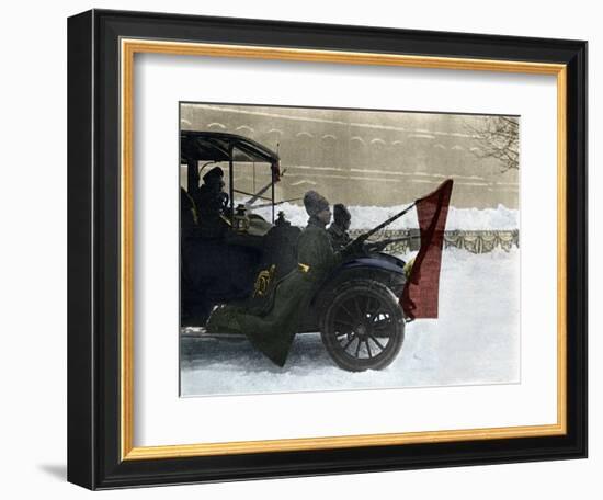 Russian Revolution (Russian Revolution, 1917.): Days in Petrograd, Soldiers of the Red Army Circula-Anonymous Anonymous-Framed Giclee Print