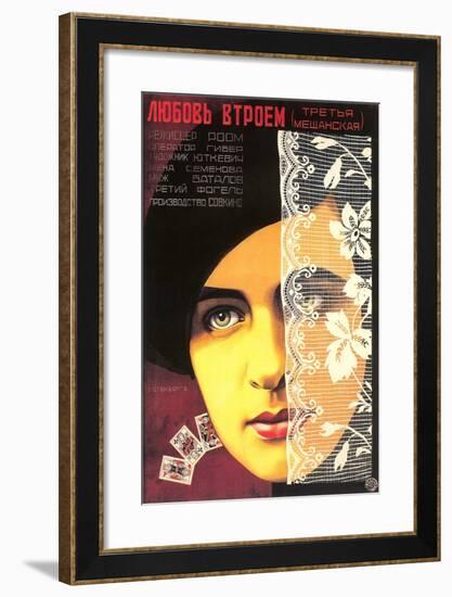 Russian Romance Film Poster-null-Framed Art Print