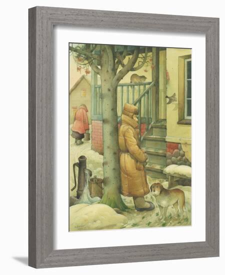 Russian Scene 03, 1994-Kestutis Kasparavicius-Framed Giclee Print