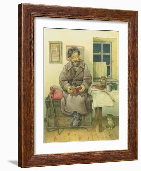 Russian Scene 05, 1994-Kestutis Kasparavicius-Framed Giclee Print