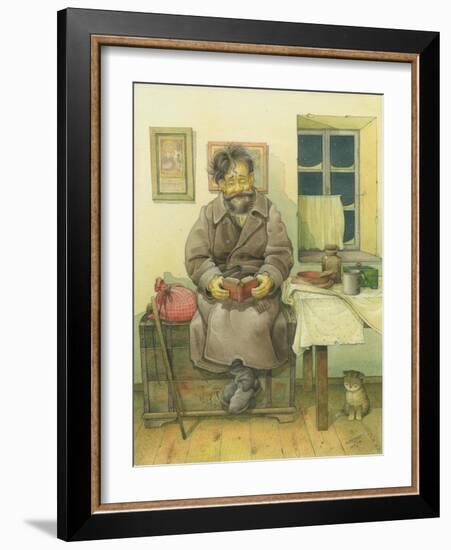 Russian Scene 05, 1994-Kestutis Kasparavicius-Framed Giclee Print