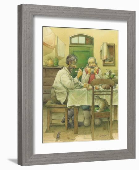 Russian Scene 06, 1994-Kestutis Kasparavicius-Framed Giclee Print