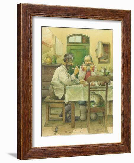 Russian Scene 06, 1994-Kestutis Kasparavicius-Framed Giclee Print