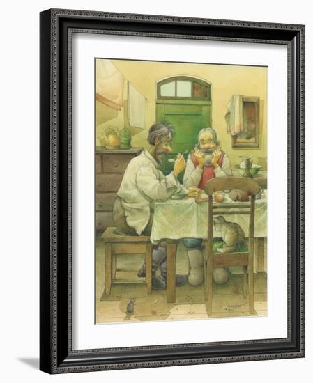 Russian Scene 06, 1994-Kestutis Kasparavicius-Framed Giclee Print