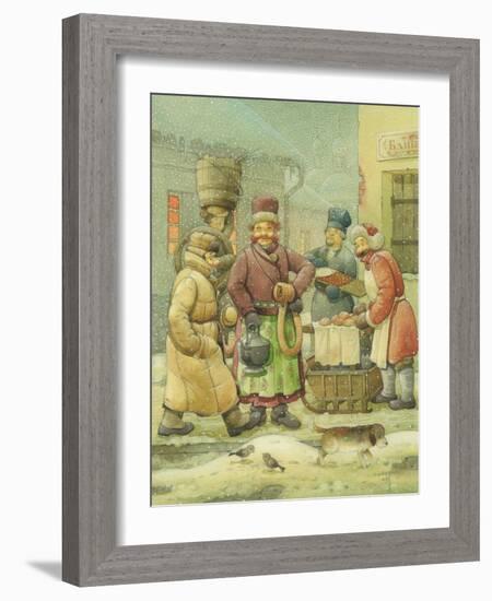 Russian Scene 07, 1994-Kestutis Kasparavicius-Framed Giclee Print