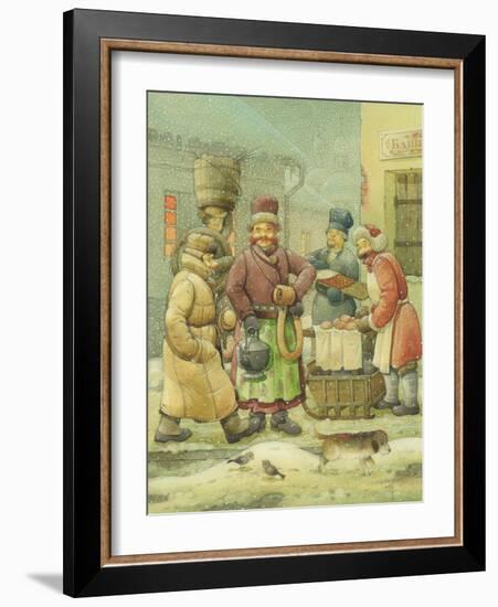 Russian Scene 07, 1994-Kestutis Kasparavicius-Framed Giclee Print