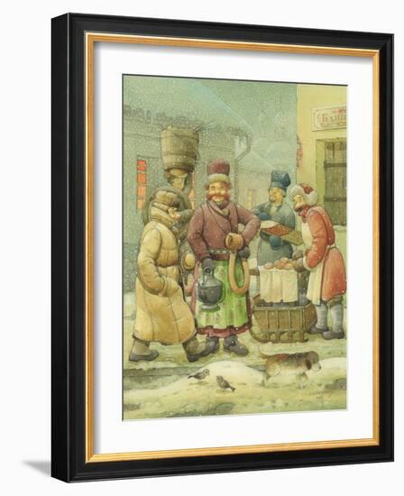 Russian Scene 07, 1994-Kestutis Kasparavicius-Framed Giclee Print