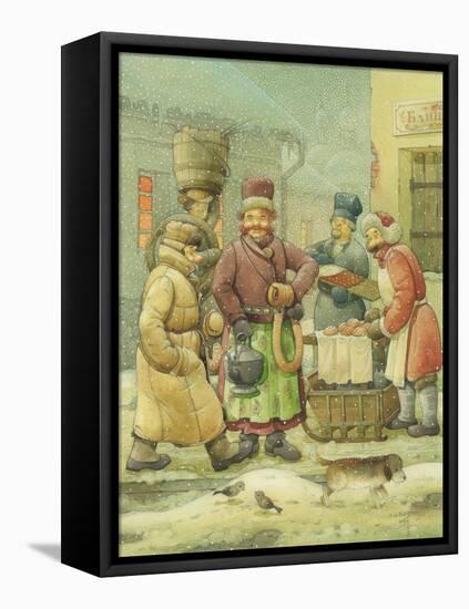 Russian Scene 07, 1994-Kestutis Kasparavicius-Framed Premier Image Canvas