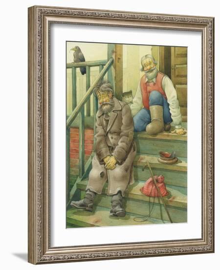 Russian Scene 08, 1994-Kestutis Kasparavicius-Framed Giclee Print