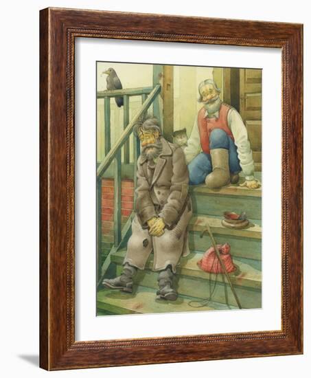 Russian Scene 08, 1994-Kestutis Kasparavicius-Framed Giclee Print