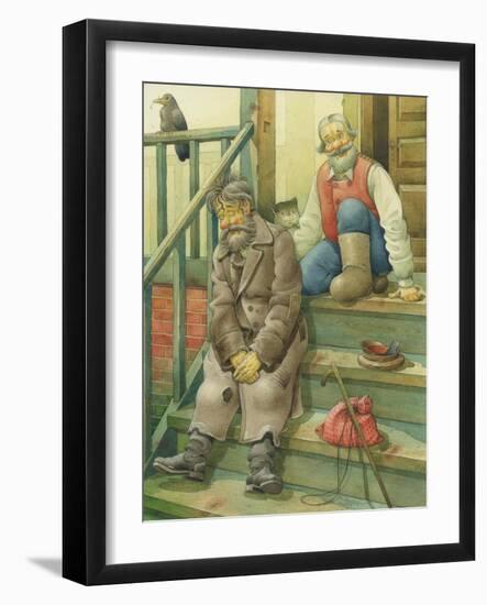 Russian Scene 08, 1994-Kestutis Kasparavicius-Framed Giclee Print