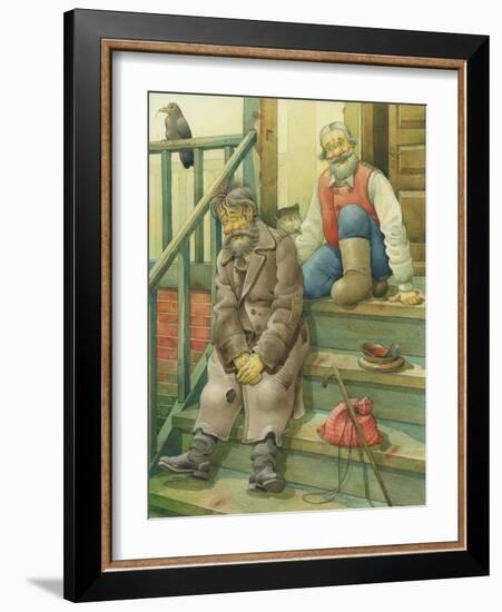 Russian Scene 08, 1994-Kestutis Kasparavicius-Framed Giclee Print