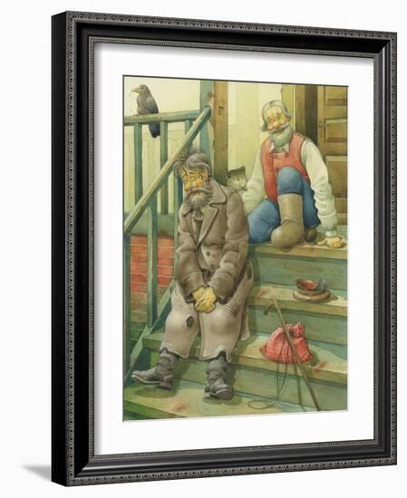 Russian Scene 08, 1994-Kestutis Kasparavicius-Framed Giclee Print