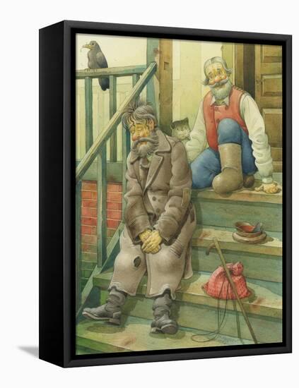 Russian Scene 08, 1994-Kestutis Kasparavicius-Framed Premier Image Canvas