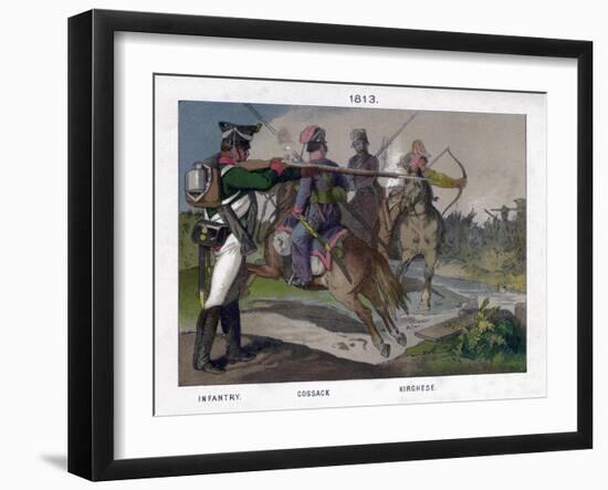 Russian Soldiers of 1813-null-Framed Giclee Print