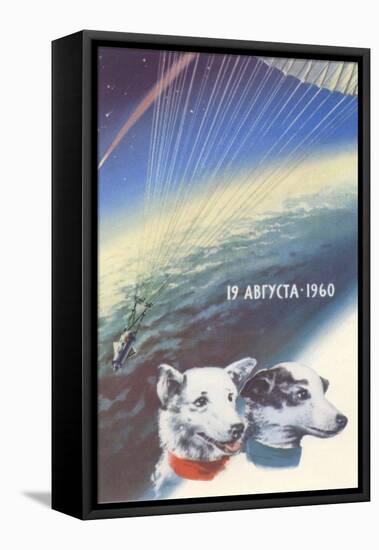 Russian Space Dogs-null-Framed Stretched Canvas