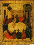 The Last Supper (Tempera and Gold Leaf on Panel)-Russian-Giclee Print
