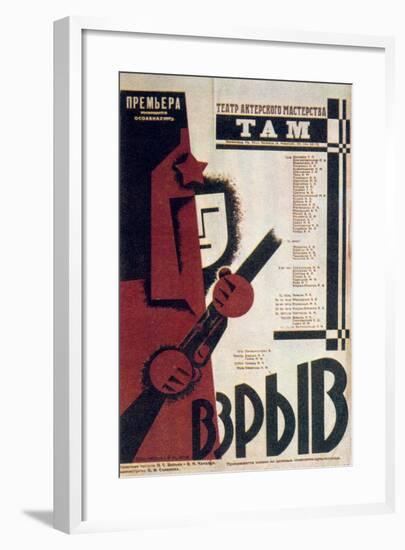 Russian Theatre Poster, 1934-null-Framed Giclee Print