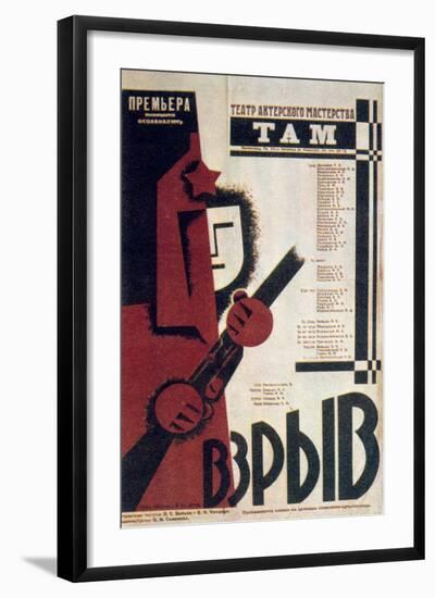 Russian Theatre Poster, 1934-null-Framed Giclee Print