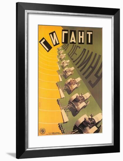 Russian Tractor Film Poster-null-Framed Art Print