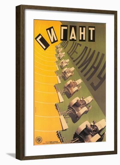 Russian Tractor Film Poster-null-Framed Art Print