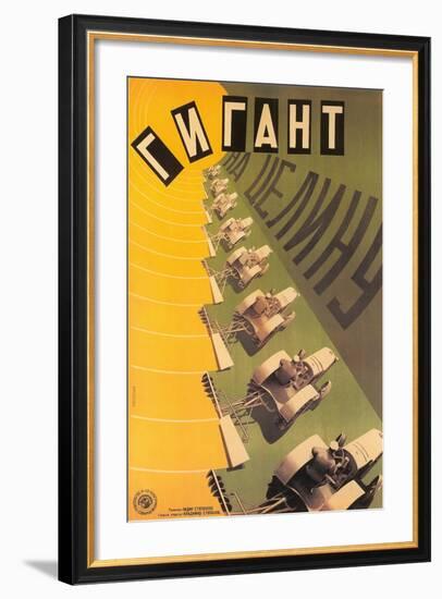 Russian Tractor Film Poster-null-Framed Art Print