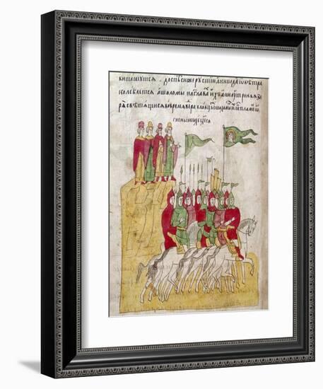 Russian Troops, 1380-null-Framed Giclee Print