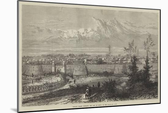 Russian Troops Entering the City of Khiva at the Hazar-Asp Gate-null-Mounted Giclee Print