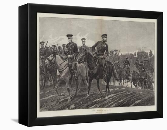 Russian Troops on the March-Richard Caton Woodville II-Framed Premier Image Canvas