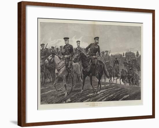 Russian Troops on the March-Richard Caton Woodville II-Framed Giclee Print