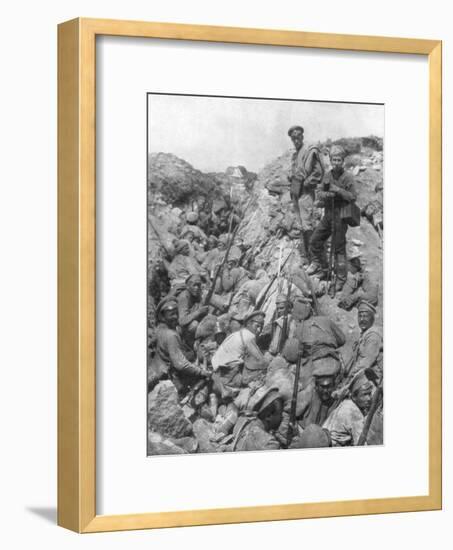 Russian Troops Waiting for the Signal, Ternopil, Ukraine, First World War, 1 July 1917-null-Framed Giclee Print