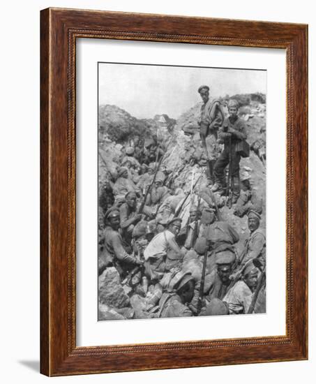 Russian Troops Waiting for the Signal, Ternopil, Ukraine, First World War, 1 July 1917-null-Framed Giclee Print