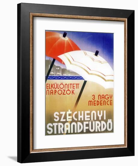 Russian Umbrellas-Vintage Apple Collection-Framed Giclee Print