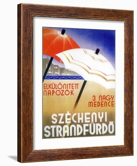 Russian Umbrellas-Vintage Apple Collection-Framed Giclee Print