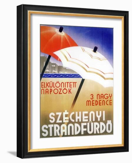 Russian Umbrellas-Vintage Apple Collection-Framed Giclee Print