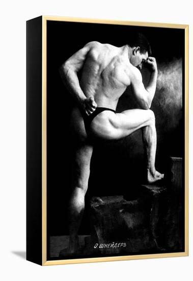 Russian Wrestler-null-Framed Stretched Canvas