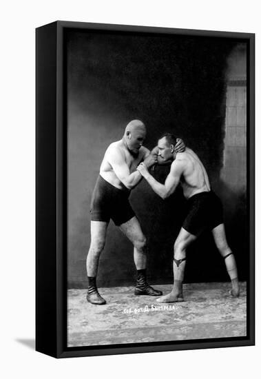 Russian Wrestlers-null-Framed Stretched Canvas