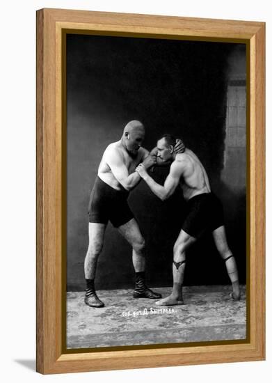 Russian Wrestlers-null-Framed Stretched Canvas