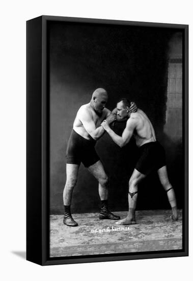 Russian Wrestlers-null-Framed Stretched Canvas