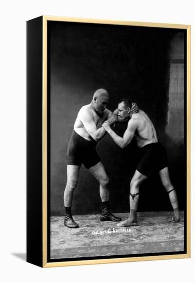 Russian Wrestlers-null-Framed Stretched Canvas