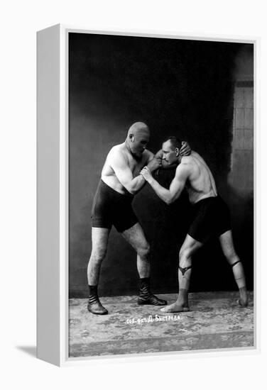 Russian Wrestlers-null-Framed Stretched Canvas