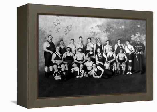 Russian Wrestling Team-null-Framed Stretched Canvas