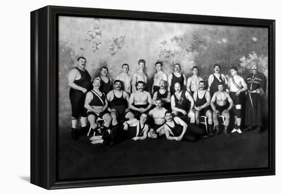 Russian Wrestling Team-null-Framed Stretched Canvas