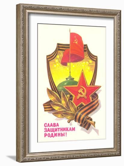 Russian-null-Framed Art Print