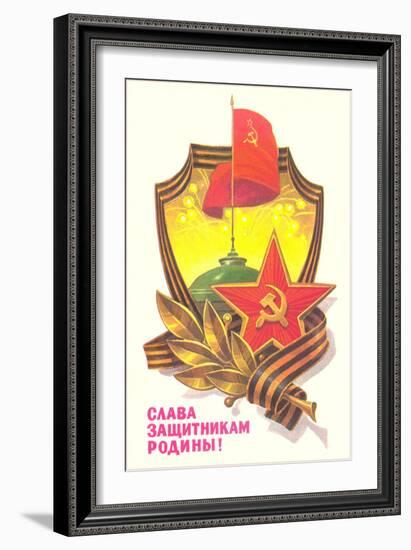 Russian-null-Framed Art Print