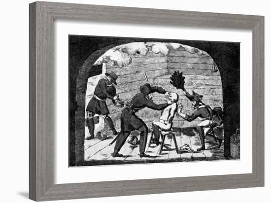 Russians Trimming Napoleon's Beard, 1812-null-Framed Giclee Print