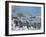 Russo-Japanese War (1904-1905). Landing of Japanese Troops in Chemulpo. Coloured-null-Framed Giclee Print