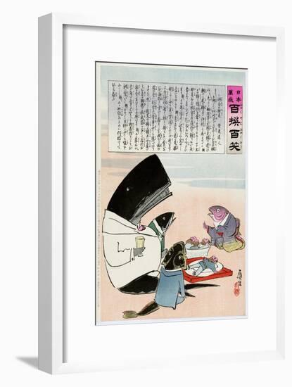 Russo-Japanese War, C. 1905-Kiyochika Kobayashi-Framed Giclee Print