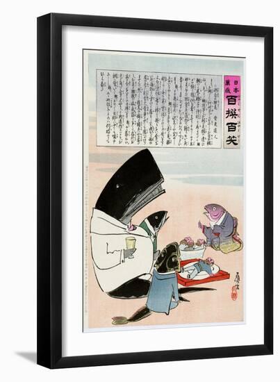 Russo-Japanese War, C. 1905-Kiyochika Kobayashi-Framed Giclee Print