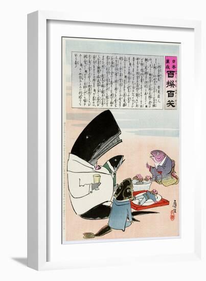 Russo-Japanese War, C. 1905-Kiyochika Kobayashi-Framed Giclee Print